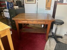 Antique oak desk - $295